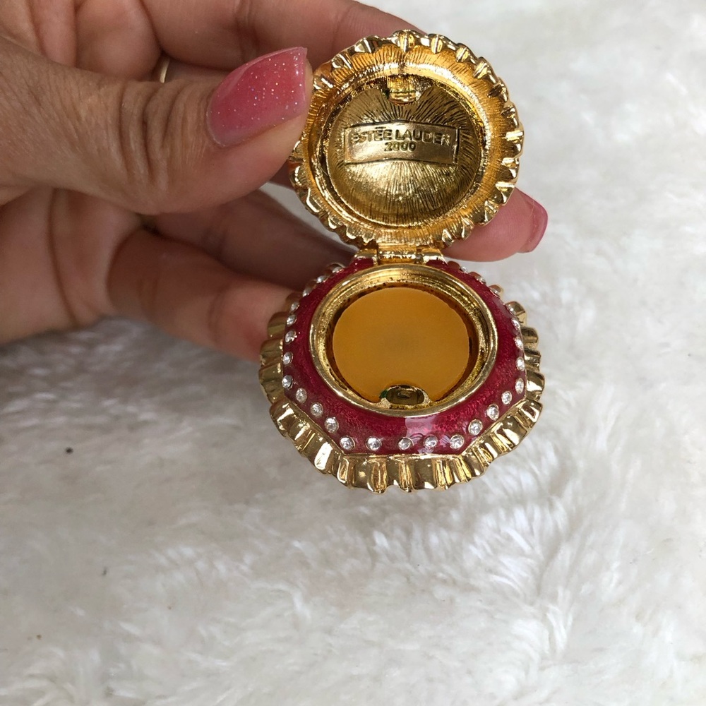 1978 Este Lauder Solid Perfume Love Note Lock Wit… - image 4